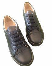 Load image into Gallery viewer, Petasil Peel Lace Up Leather School Shoe
