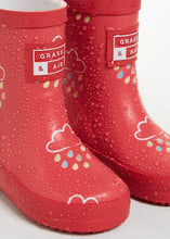 Load image into Gallery viewer, Grass & Air Dark Coral Colour Revealing Welly