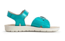 Load image into Gallery viewer, Start-rite Enchant Teal Glitter Sandal