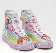 Load image into Gallery viewer, Lelli Kelly Unicorn Mid Hightop Fantasia Lilla - LK9099