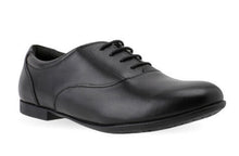 Load image into Gallery viewer, Start-rite Talent Black Leather Lace Up School Shoe