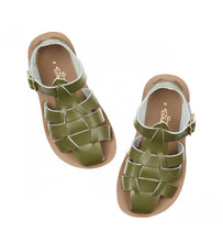 Load image into Gallery viewer, Salt-Water Shark Sandal Olive