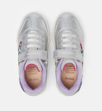 Load image into Gallery viewer, Geox Skylin Silver Light Up Trainer