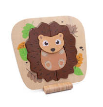 Load image into Gallery viewer, Jumini Woodland Hedgehog Raised Puzzle
