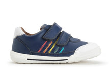 Load image into Gallery viewer, Start-rite Roundabout French Navy Leather Shoe