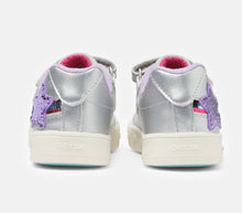 Load image into Gallery viewer, Geox Skylin Silver Light Up Trainer