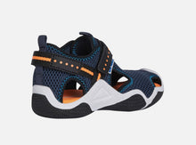 Load image into Gallery viewer, Geox Wader Sandal in Navy/Orange