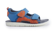 Load image into Gallery viewer, Start-rite Beachball Bright blue & Orange sandal