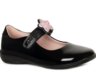 Lelli Kelly Daisy 2 Black Patent Leather School Shoe | LKSO8471