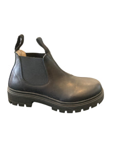 Petasil Caiser Black Leather Chelsea Boot
