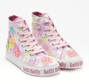 Lelli Kelly Eloise Hightop Bianco/Fantasia |LKED4910