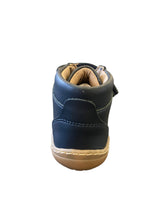 Load image into Gallery viewer, Petasil Bora Navy Leather Barefoot Boot