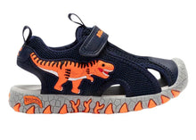 Load image into Gallery viewer, Bull Boys T-Rex Light Up Sandal - DNCL2140