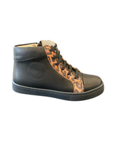Load image into Gallery viewer, TT Kids Stirling Black/Leopard Lace Up Boot