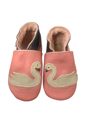 Inch Blue Swan Pink Baby Shoes