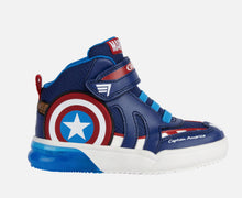 Load image into Gallery viewer, Geox Grayjay Captain America Light Up Hightop