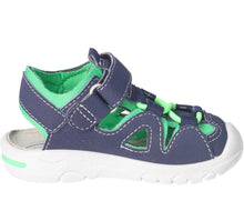 Load image into Gallery viewer, Ricosta Gary Waterproof Sandal Nautic/Neon Green