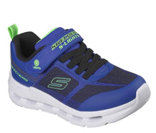 Load image into Gallery viewer, Skechers S-Lights Glide-Step Light Up Trainer Blue/Black
