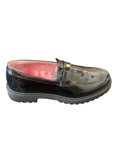 Petasil Susan Black Patent Leather Slip On