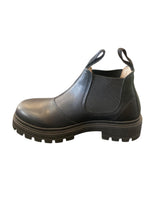 Load image into Gallery viewer, Petasil Caiser Black Leather Chelsea Boot