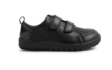 Load image into Gallery viewer, BOBUX TREK KID SCHOOL SHOE BLACK LEATHER