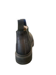 Petasil Caiser Black Leather Chelsea Boot