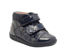 Load image into Gallery viewer, Start-rite Daydream Navy &amp; Patent Leather Boot