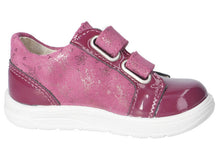Load image into Gallery viewer, Ricosta Jasmine Merlot Patent and Suede Double Velcro Shoes