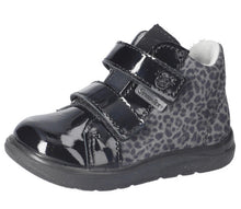 Load image into Gallery viewer, Ricosta Pepino Laury Black/Leopard Waterproof Boot