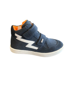 TT Kids Zig Zag Navy/Orange Waterproof Boot