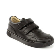 Load image into Gallery viewer, Petasil Luke 2 Black Leather School shoe
