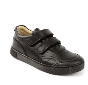 Petasil Luke 2 Black Leather School shoe