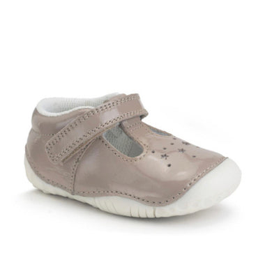 Start-rite Tumble Taupe Patent Pre-Walkers