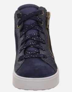 Superfit Stella Navy Waterproof Lace up Boot