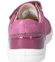 Load image into Gallery viewer, Ricosta Jasmine Merlot Patent and Suede Double Velcro Shoes
