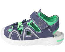 Load image into Gallery viewer, Ricosta Gary Waterproof Sandal Nautic/Neon Green