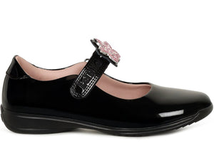 Lelli Kelly Daisy 2 Black Patent Leather School Shoe | LKSO8471