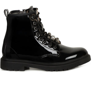 Lelli Kelly Willow Black Patent Leather Boot | LKHG7505