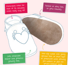 Load image into Gallery viewer, Inch Blue Dash Cream/Tan Baby Shoes