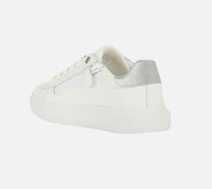 Geox J NETTUNO White/Silver Trainer