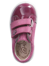 Load image into Gallery viewer, Ricosta Jasmine Merlot Patent and Suede Double Velcro Shoes