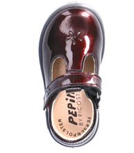 Load image into Gallery viewer, Ricosta Winona T-Bar in Burgundy/Rinde Patent