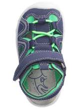 Load image into Gallery viewer, Ricosta Gary Waterproof Sandal Nautic/Neon Green