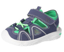 Load image into Gallery viewer, Ricosta Gary Waterproof Sandal Nautic/Neon Green