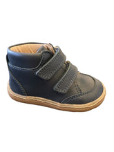 Load image into Gallery viewer, Petasil Bora Navy Leather Barefoot Boot