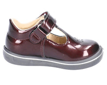 Load image into Gallery viewer, Ricosta Winona T-Bar in Burgundy/Rinde Patent