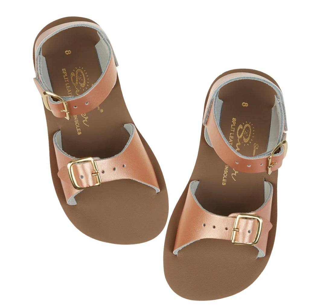 Salt-Water Surfer Sandal Rose Gold