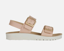 Load image into Gallery viewer, Geox Costarei Dark Rose/Nude Sandal