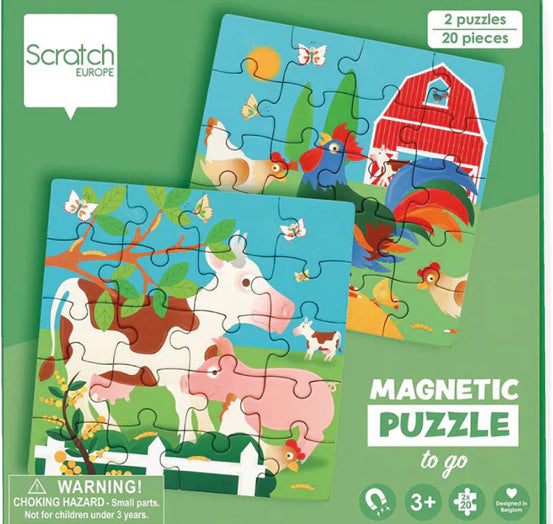 Scratch Magnetic Puzzle - Farm
