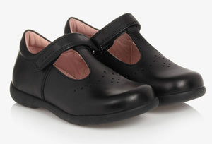 Geox Naimara T-bar Leather School Shoe
